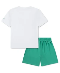 Nike Boys' 4-7X Graphic Baseball T-Shirt and Mesh Shorts, 2-Piece Set