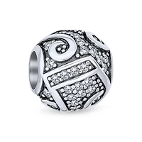 Bling Jewelry Musician Student G Clef Music Note Charm Bead .925 Sterling Silver Fits European Bracelet