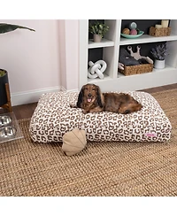 The Licker Store MabelDesigner Modern Ultra Soft Reversible Plush Rectangular Pet Bed with Washable Cover