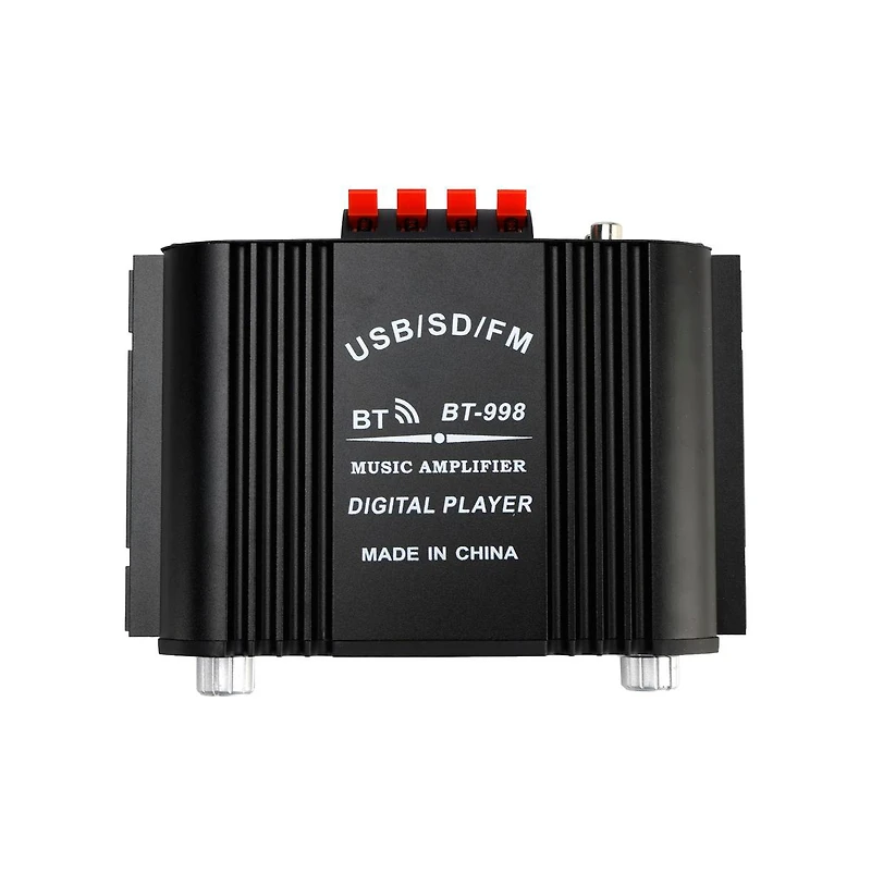 Artudatech 4-Channel Bluetooth Amplifier – 60Wx4 Rms, 12V/110V for Car and Home Audio
