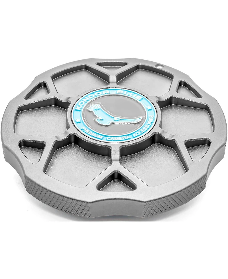 Kondor Blue Aluminum Body Cap for Canon Rf Mount Cameras