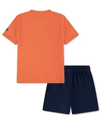 Nike Boys' 4-7X T-Shirt and French Terry Shorts, 2-Piece Set