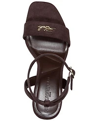 Karl Lagerfeld Paris Women's Maeleia Platform Ankle Strap Dress Sandals