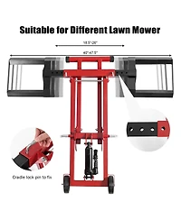 Costway Lawn Mower Lift Jack for Tractors and Zero Turn Riding Lawn Mowers 500lb Capacity