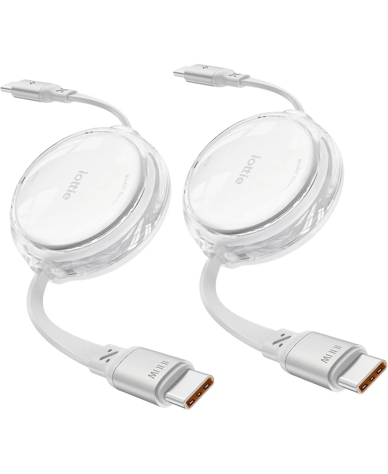 iOttie Basix by 100W Retractable Usb-c Cable (2 packs