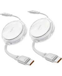 iOttie Basix by 100W Retractable Usb-c Cable (2 packs