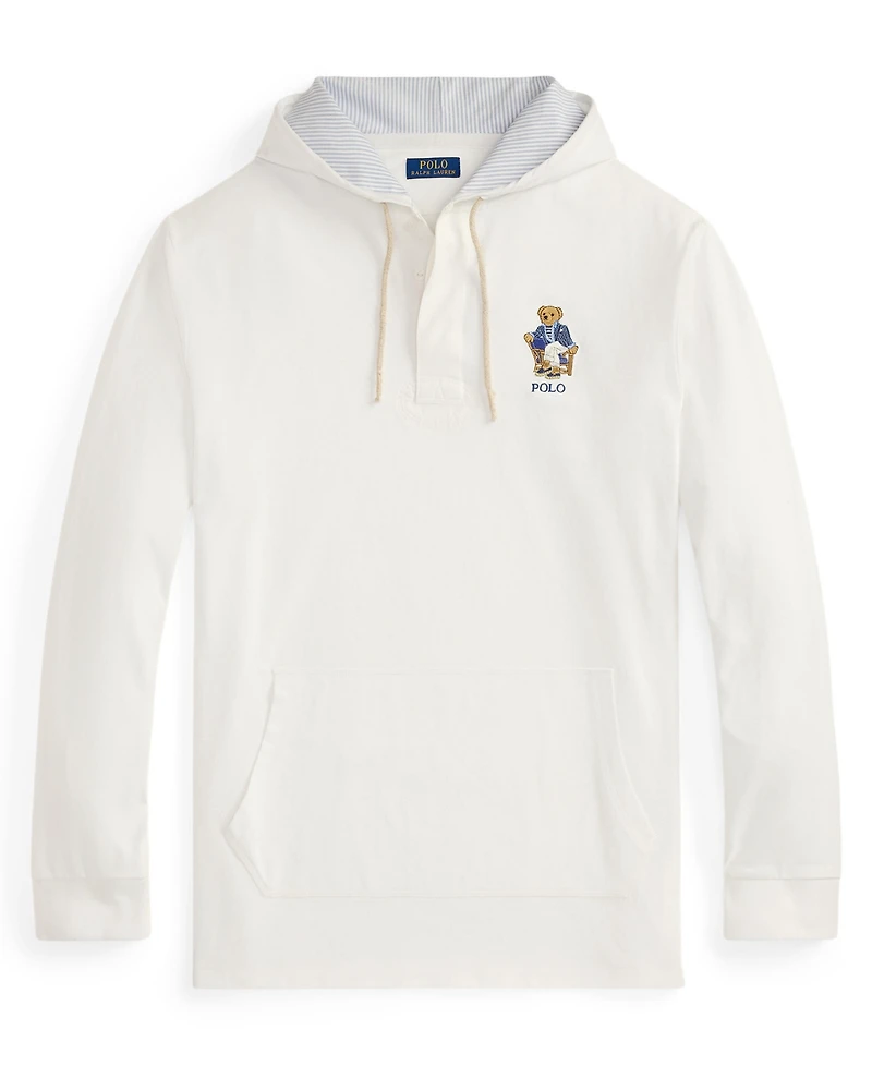 Polo Ralph Lauren Men's Big & Tall Bear Jersey Hoodie
