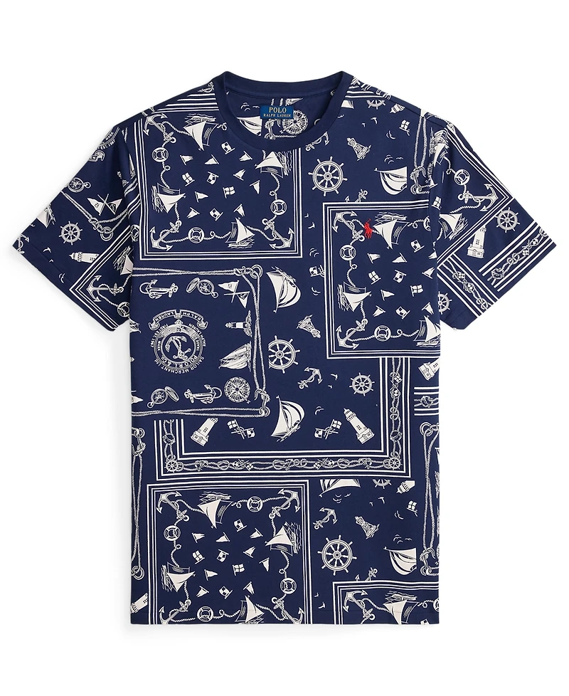 Polo Ralph Lauren Men's Big & Tall Bandanna Jersey T-Shirt
