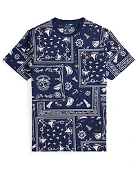 Polo Ralph Lauren Men's Big & Tall Bandanna Jersey T-Shirt