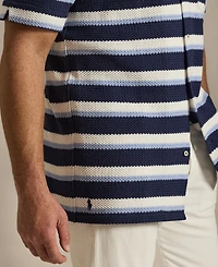 Polo Ralph Lauren Men's Big & Tall Striped Camp Shirt