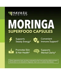 Havasu Nutrition Moringa Capsules, 60 Count