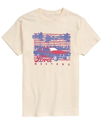 Airwaves Men's Ford Mustang Palm Trees Short-Sleeve Graphic T-Shirt