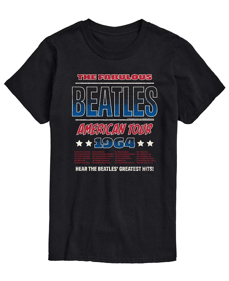Airwaves Men's The Beatles American Tour 64 Short-Sleeve Graphic T-Shirt