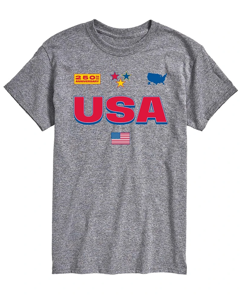Airwaves Men's Usa 250 Jersey Short-Sleeve Graphic T-Shirts