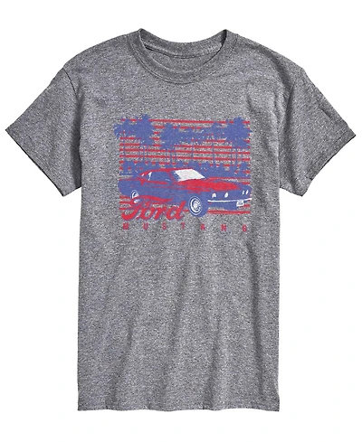 Airwaves Men's Ford Mustang Palm Trees Short-Sleeve Graphic T-Shirt