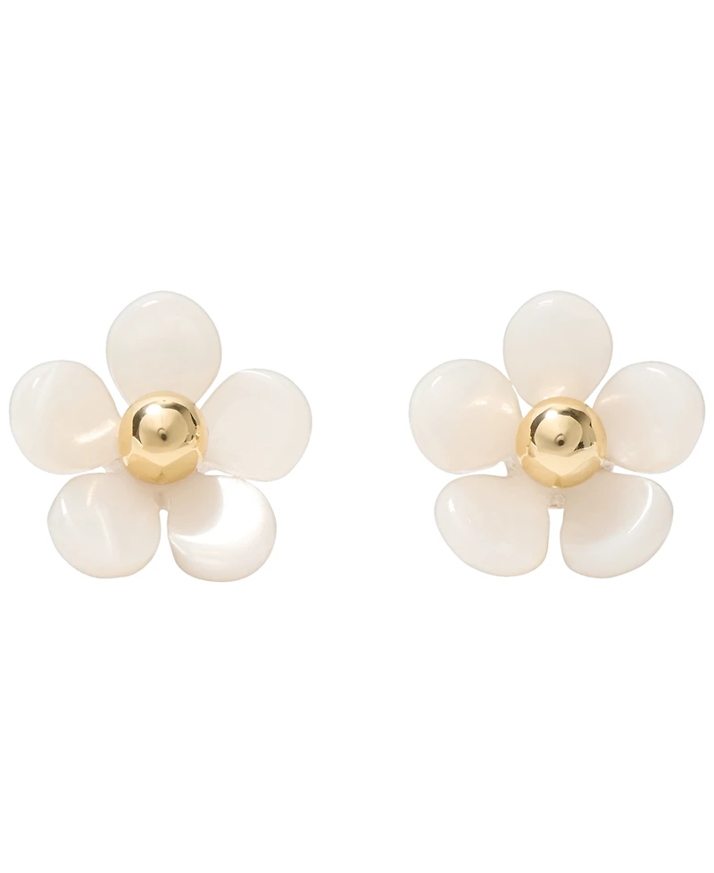 kate spade new york Gold-Tone Summer Daze Flower Stud Earrings