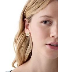 kate spade new york Gold-Tone Summer Daze Flower Stud Earrings