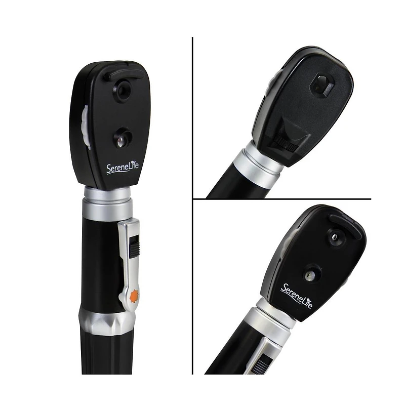 SereneLife 2 in 1 Ophthalmoscope and Otoscope Kit With Travel Case