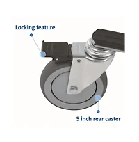 Invacare Reliant Electric Patient Lift with 450 Pound Capacity and Manual Low Base