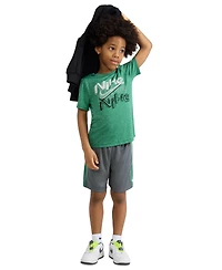 Nike Boys' 4-7 Short-Sleeve T-Shirt and Shorts, 2-Piece Set