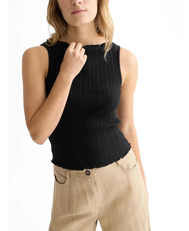Scotch & Soda Women's and Tops Tees Structured Rib Tank