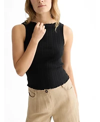 Scotch & Soda Women's and Tops Tees Structured Rib Tank