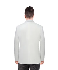 Elie Balleh Men's Slim Fit Solid Blazer Sports Coat
