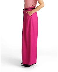 Universal Standard Plus Palais Stretch Linen Wide Leg Pant