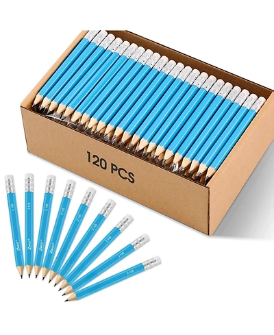 Gnuadz Zwlot Golf Pencils With Eraser Pre-sharpened Wood Cased