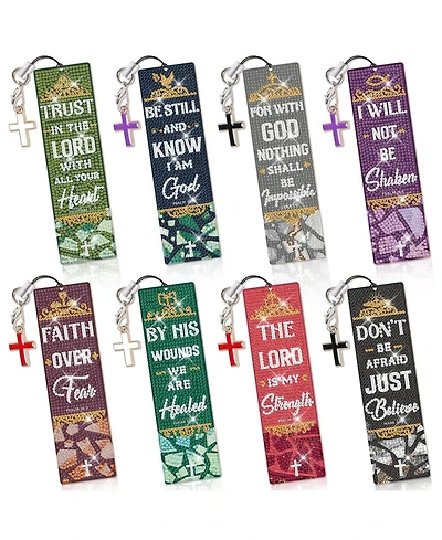 Gnuadz Verse Art 5d Beaded Bookmark Tassel Diy Bible