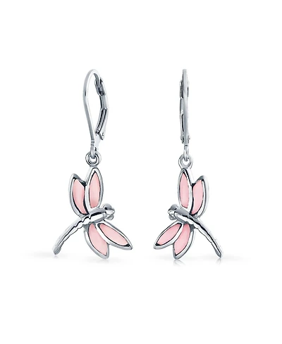 Bling Jewelry Dainty Butterfly Dragonfly Firefly Stone Shell Inlaid Dangle