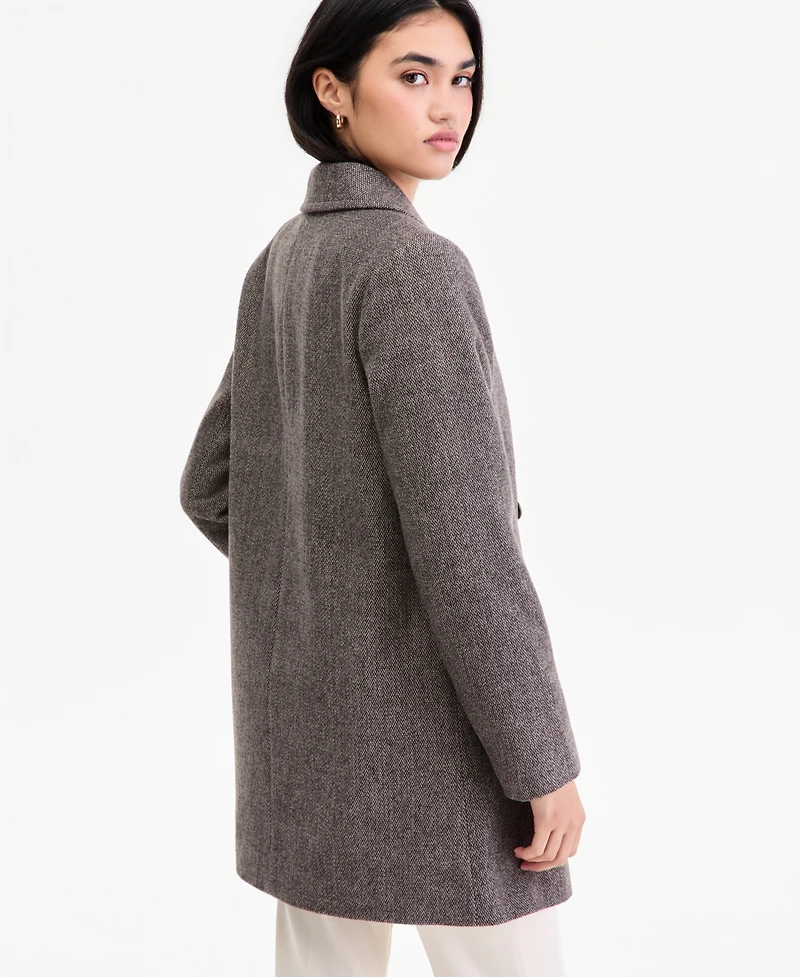 Calvin Klein Women's Double-Breasted Pea Coat, Created for Macy's