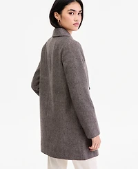 Calvin Klein Women's Double-Breasted Pea Coat, Created for Macy's