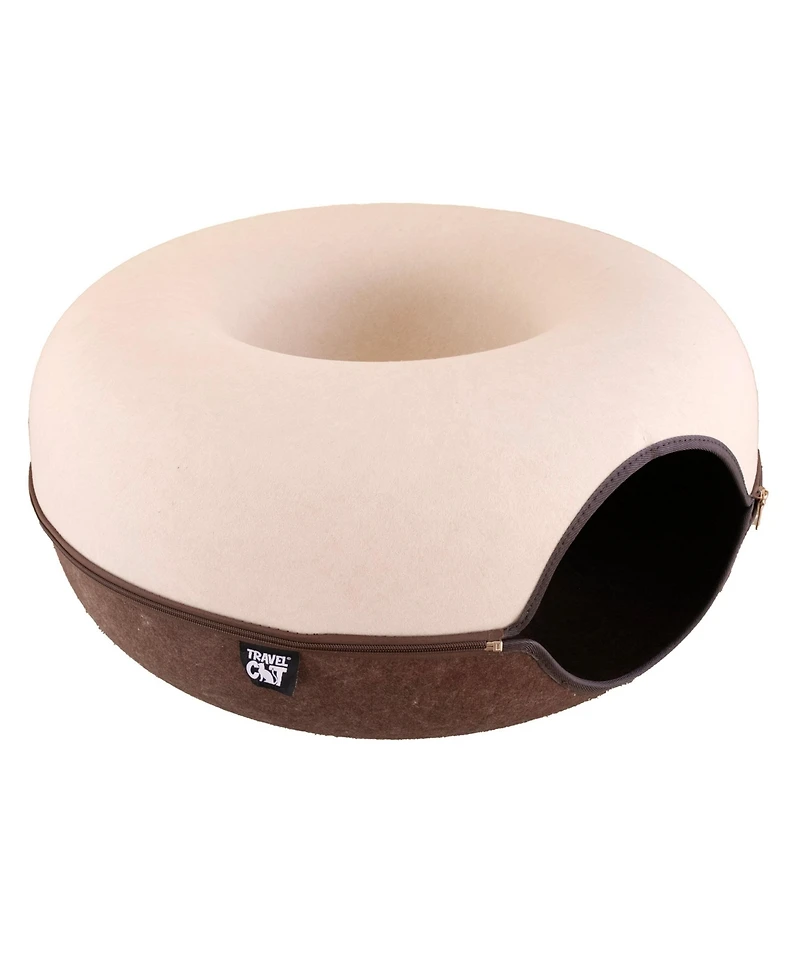 Travel Cat Donut! 2-in-1 Hideaway Cave Bed