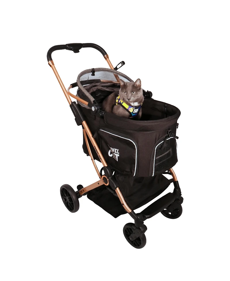 Travel Cat Whisker Wagon Deluxe Cat Stroller