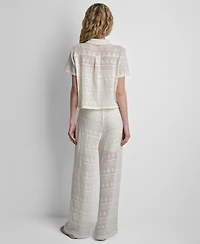 Dkny Women's Button-Down Collared Shirt