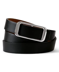 Lands' End Women's Faux Leather Classic Skinny Belt Set
