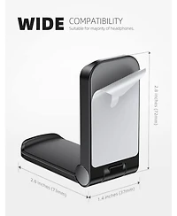 Lamicall Headphone Stand, Sticky Headset Hanger