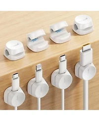 Lamicall 1slot Desk Organizer Cord Holder Adhesive Cable Clips Phone Charger Wire Keeper