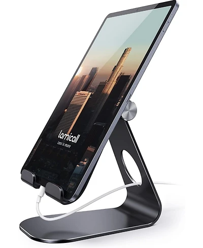 Lamicall Cell Phone Tablet Stand,Adjustable Desktop Holder