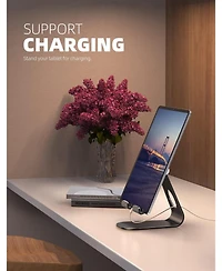 Lamicall Cell Phone Tablet Stand,Adjustable Desktop Holder