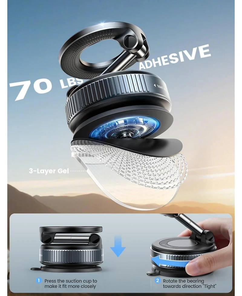 Lamicall Car Phone Holder for Magsafe Car Mount