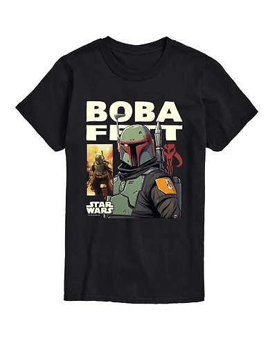Airwaves Men's Boba Fett Comic Short-Sleeve Graphic T-Shirt