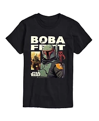 Airwaves Men's Boba Fett Comic Short-Sleeve Graphic T-Shirt