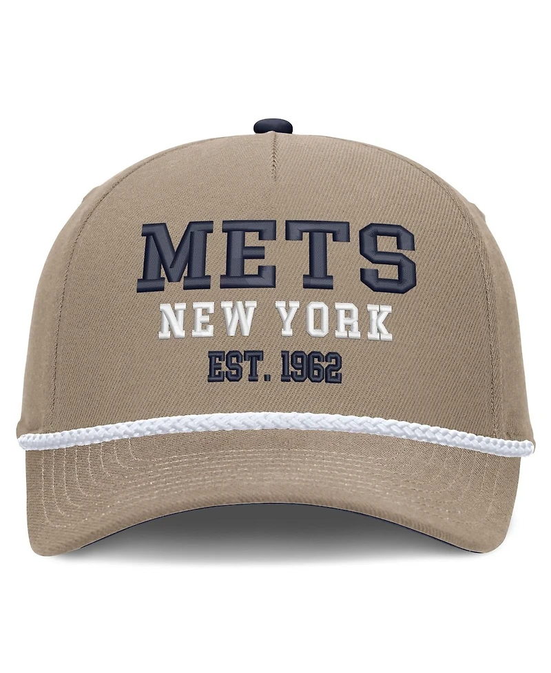 Nike Men's Khaki New York Mets Father's Day Rope Rise Adjustable Hat