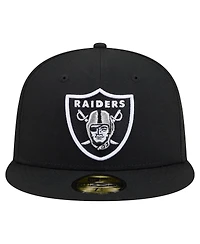 New Era Men's Black Las Vegas Raiders 59FIFTY Fitted Hat