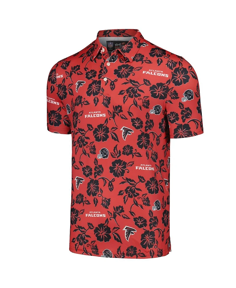 Reyn Spooner Men's Red Atlanta Falcons Pua Performance Polo Shirt