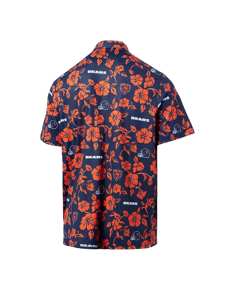 Reyn Spooner Men's Navy Chicago Bears Pua Performance Polo Shirt