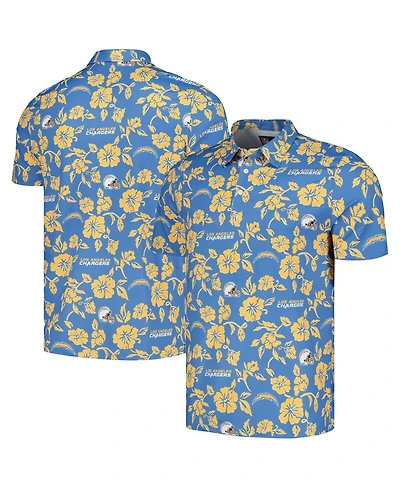 Reyn Spooner Men's Powder Blue Los Angeles Chargers Pua Performance Polo Shirt