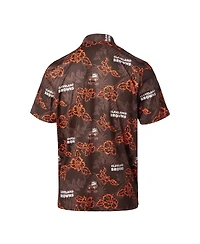 Reyn Spooner Men's Brown Cleveland Browns Throwback Pua Performance Polo Shirt
